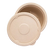 500 ml Round Anti-Leak Containers with Lid (Sugarcane Baggase)