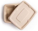 500 ml Rectangular Anti-Leak Containers with Lid (Sugarcane Baggase)